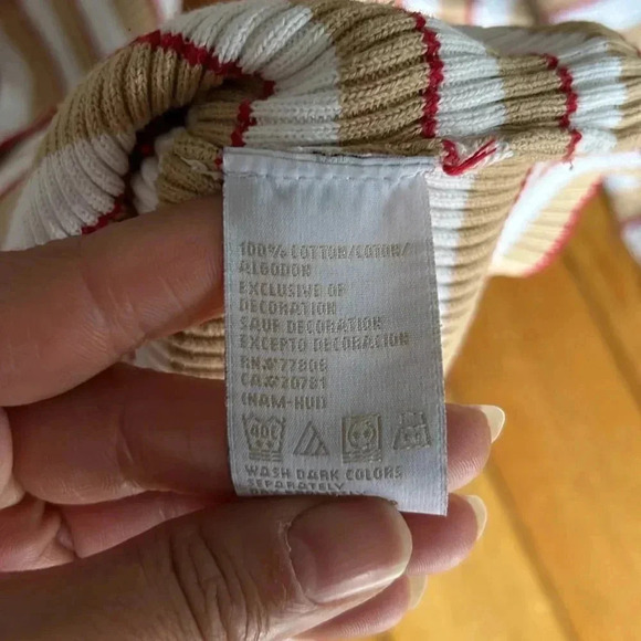 Tommy hilfiger ribbed top with cableknit detail - Picture 4 of 5